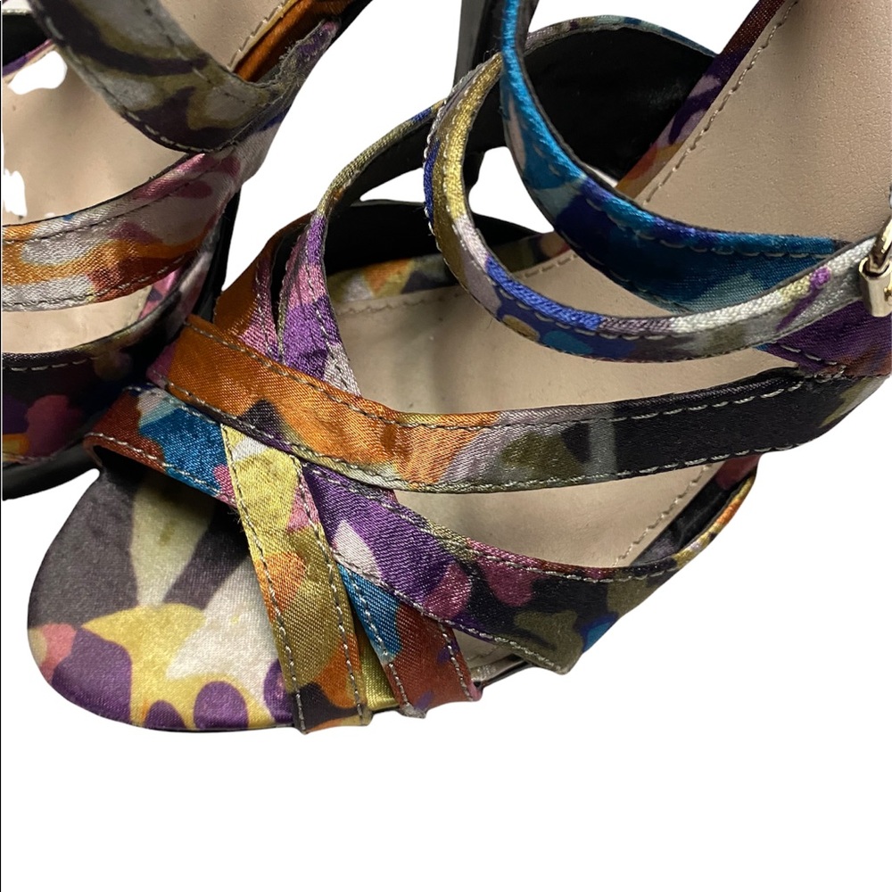 Olsenboye Strappy satin heels